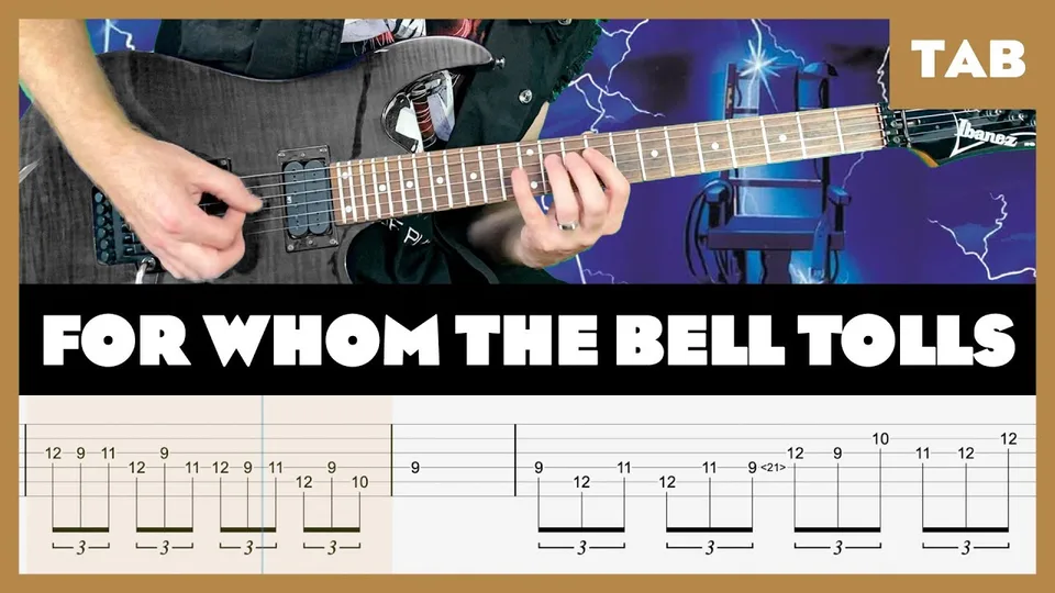 Metallica - For Whom the Bell Tolls guitar tab