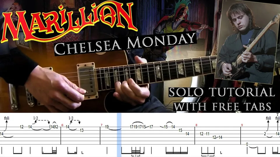 Marillion - Chelsea Monday guitar tab
