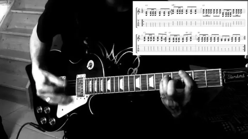 Dimmu Borgir - Nar Sjelen Hentes Til Helvete guitar tab