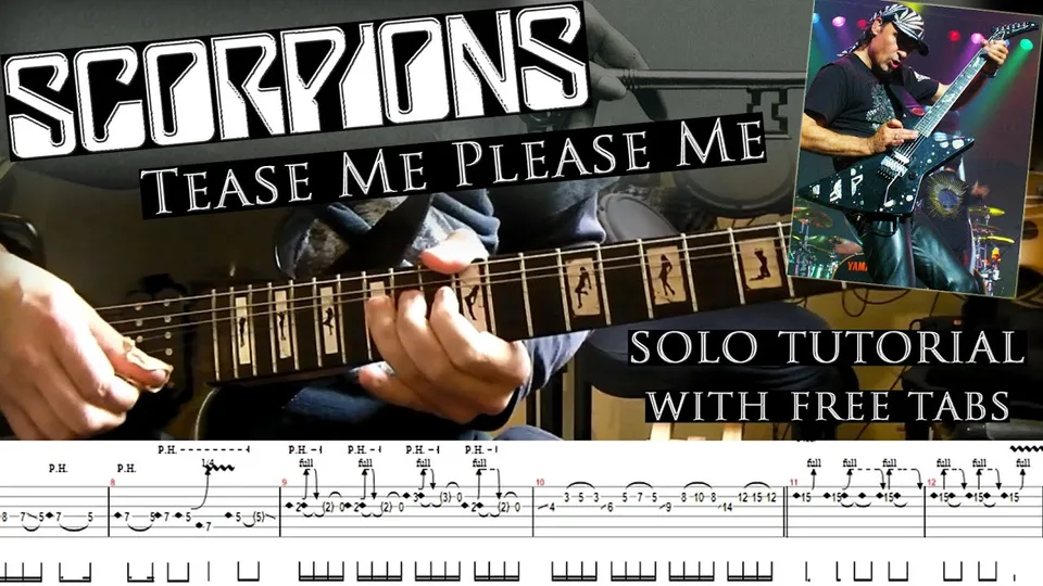 Scorpions - Tease Me Please Me guitar tab