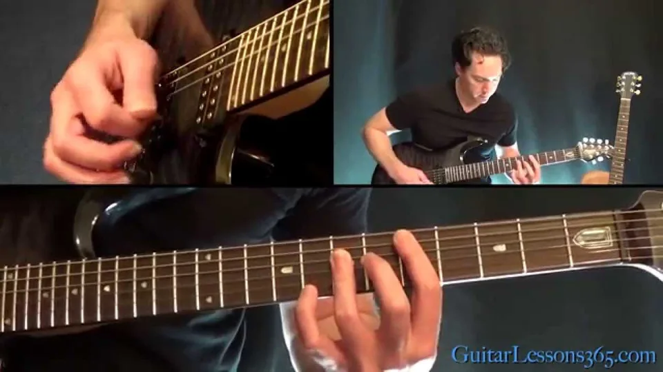 Van Halen - Unchained Pt.1 - All Rhythm Guitar Parts guitar lesson