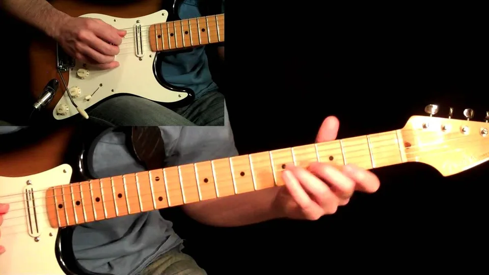 Green Day - Wake Me Up When September Ends - Guitar Solo guitar lesson