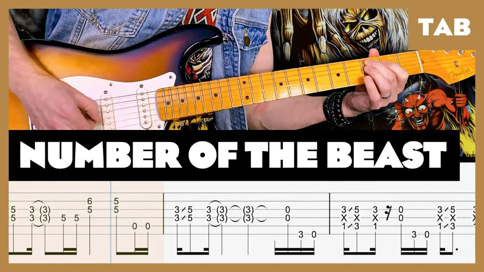 Iron Maiden - Number of the Beast guitar tab