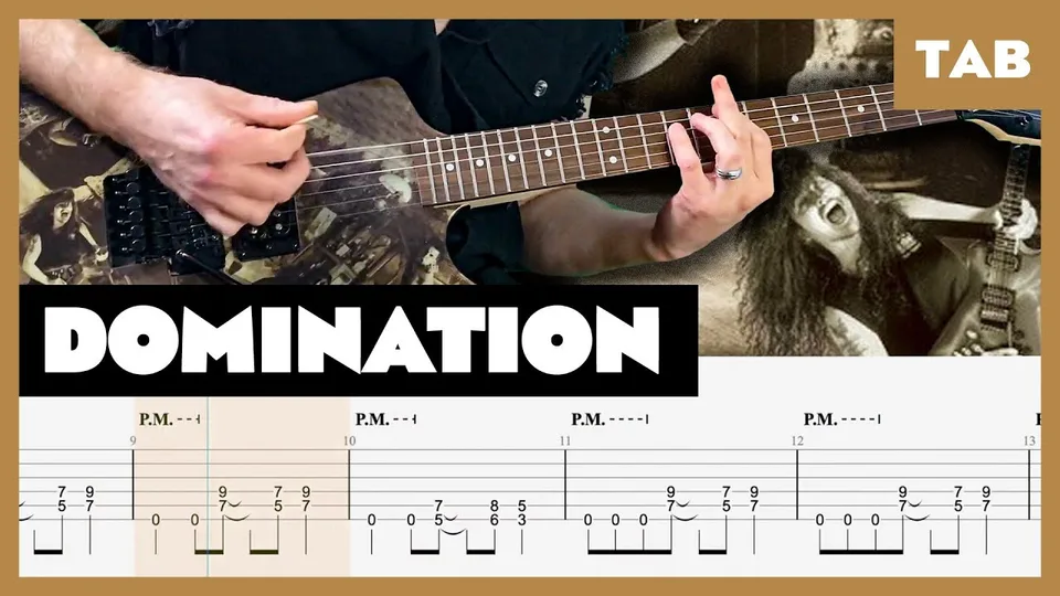 Pantera - Domination guitar tab