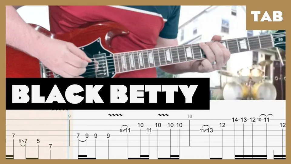 Ram Jam - Black Betty guitar tab