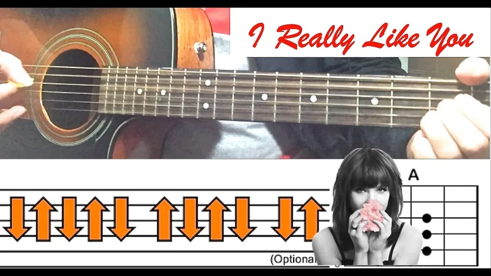 Carly Rae Jepsen - I Really Like You guitar lesson
