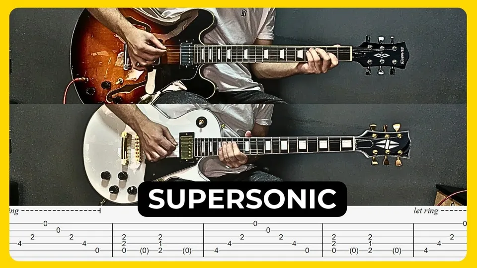 Oasis - Supersonic guitar tab