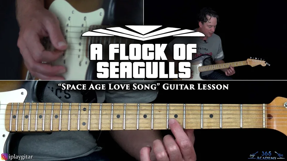 A Flock of Seagulls - Space Age Love Song guitar lesson