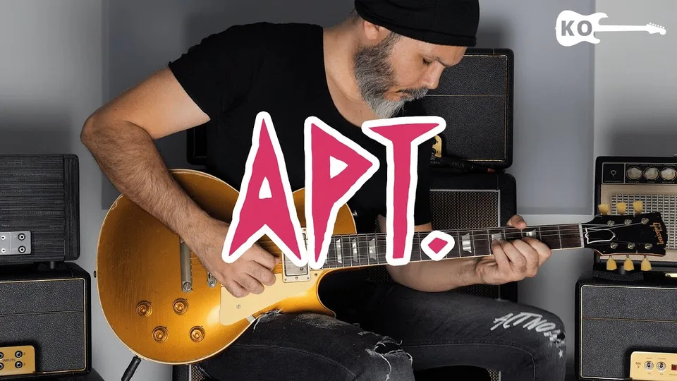 ROSÉ & Bruno Mars - APT. guitar cover