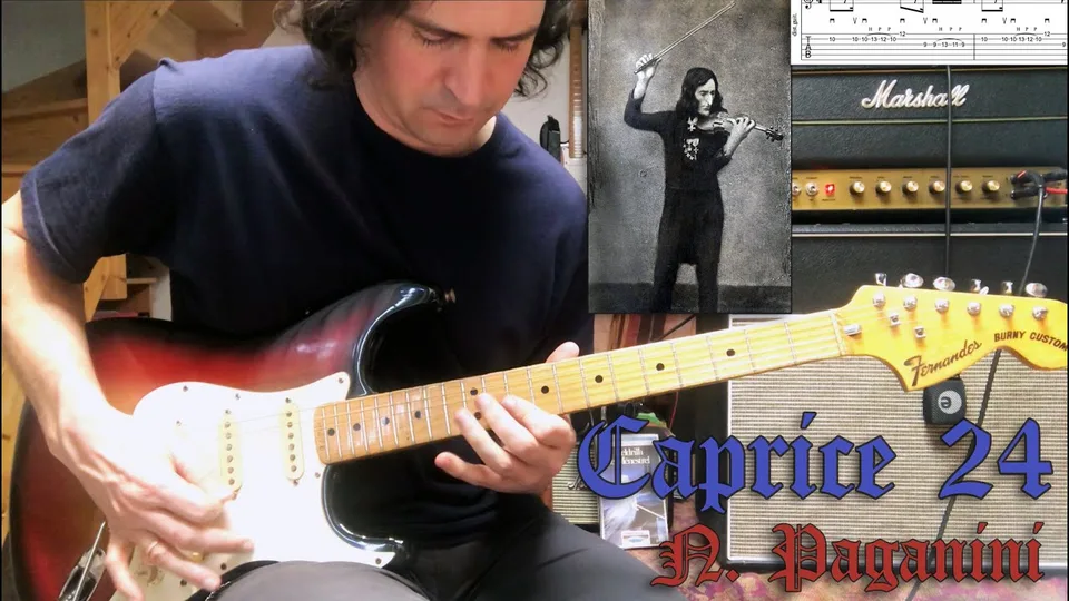Niccolo Paganini - Caprice No. 24 guitar tab