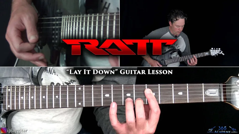 Ratt - Lay It Down guitar lesson
