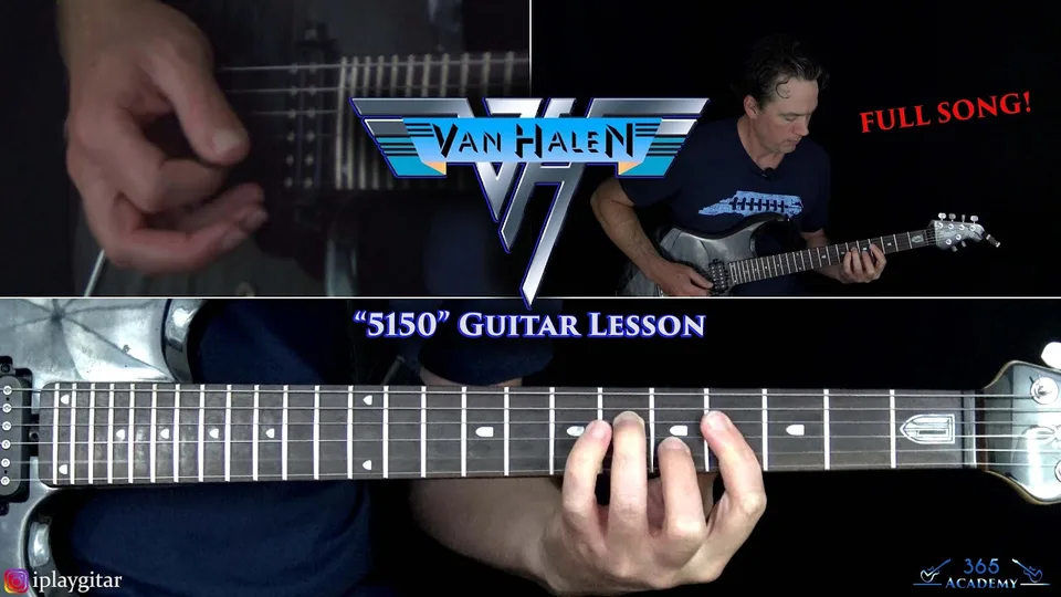 Van Halen - 5150 guitar lesson