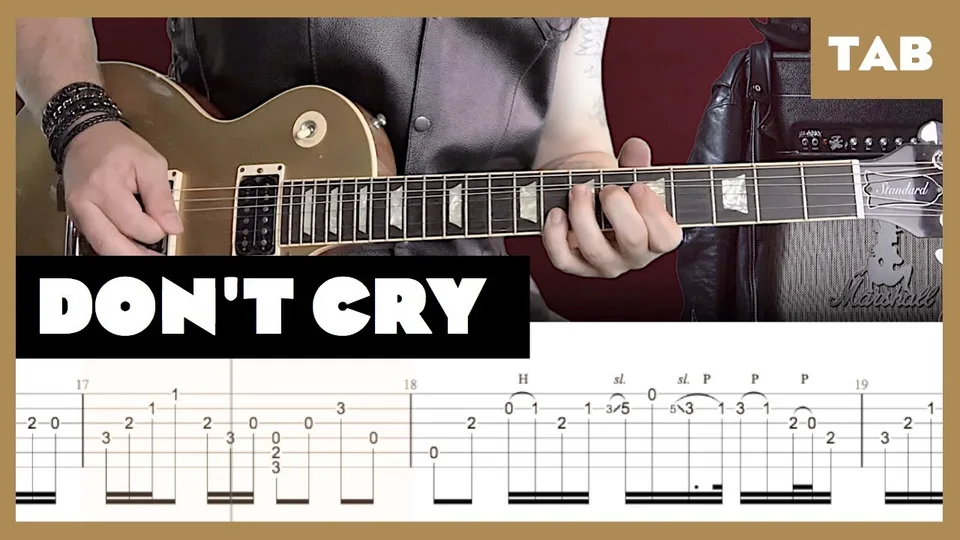 Guns N' Roses - Don’t Cry guitar tab