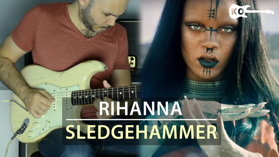 Rihanna - Sledgehammer guitar cover
