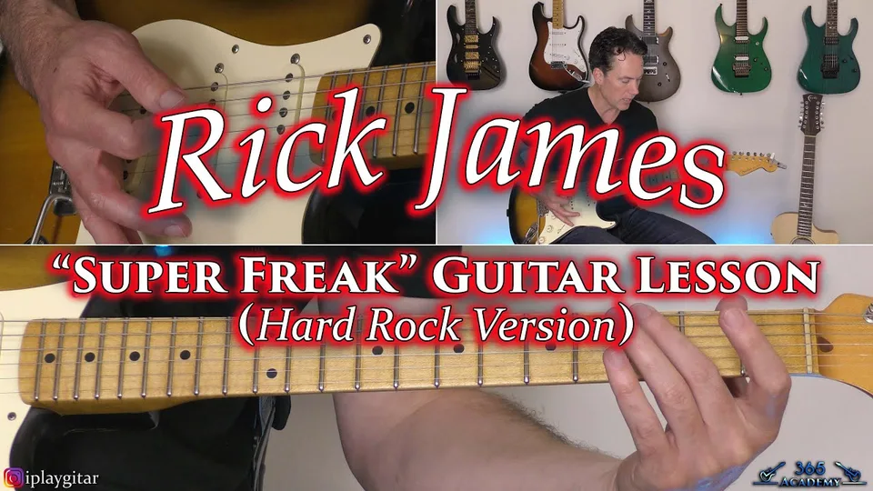 Rick James - Super Freak guitar lesson
