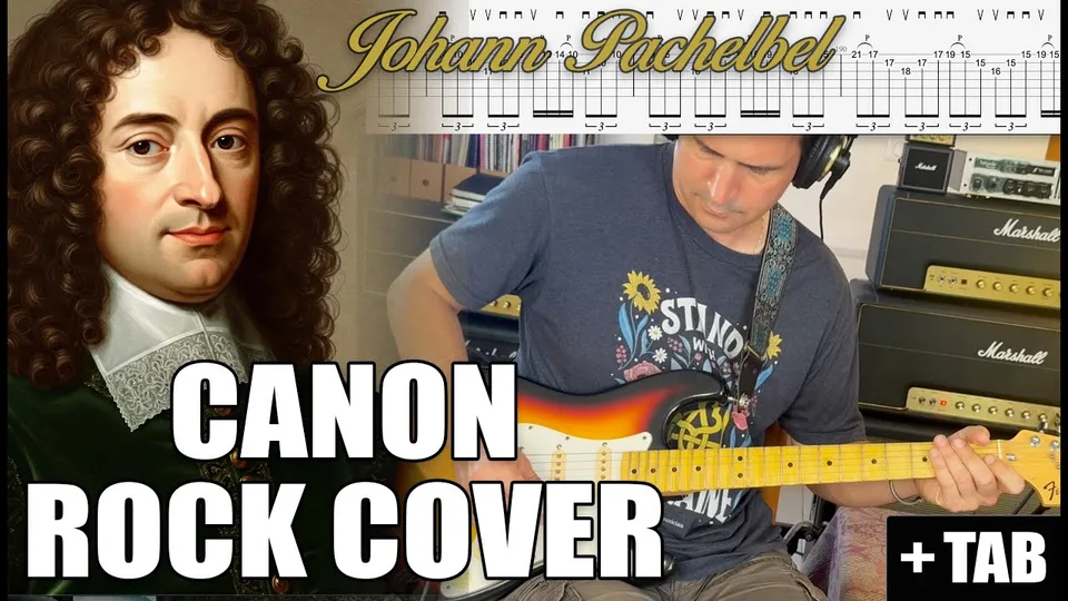 Johann Pachelbel - Canon Rock guitar tab