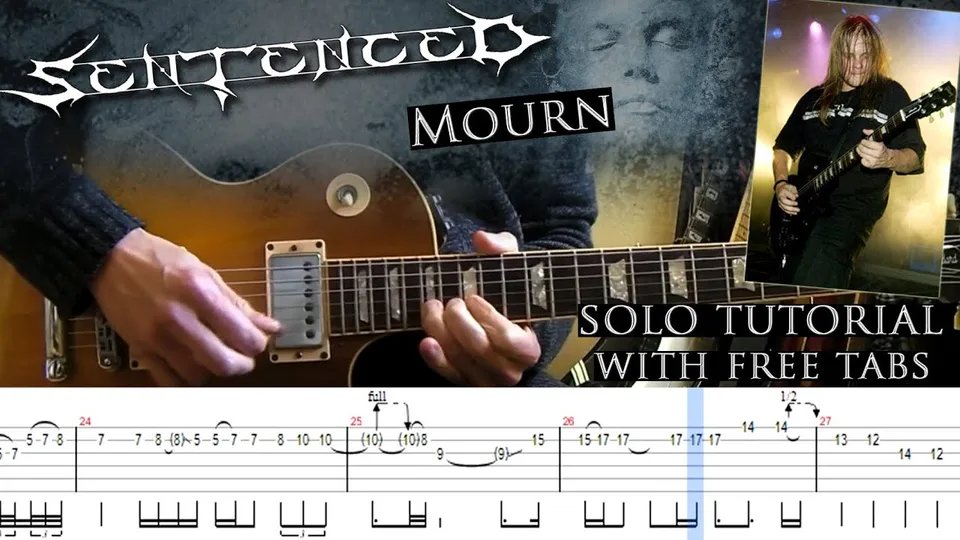Sentenced - Mourn / guitar tab