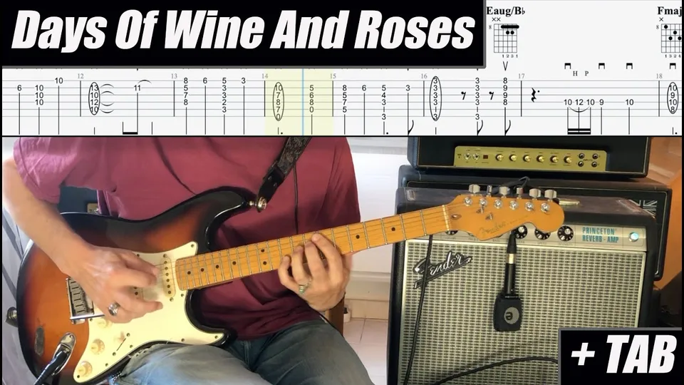 Henry Mancini - Days of Wine and Roses guitar tab