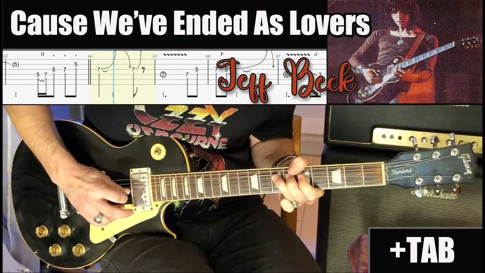Jeff Beck - Cause We've Ended As Lovers guitar tab
