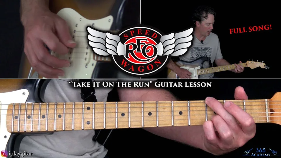 REO Speedwagon - Take It On The Run guitar lesson