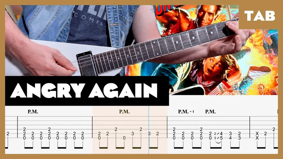Megadeth - Angry Again guitar tab