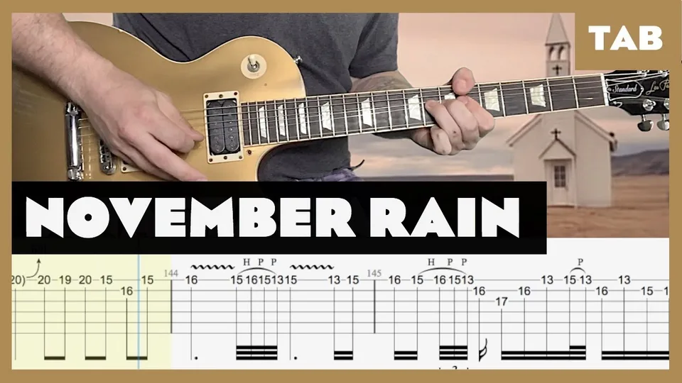 Guns N' Roses - November Rain guitar tab