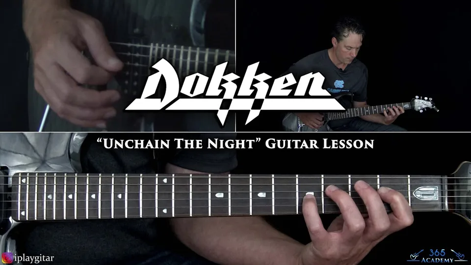Dokken - Unchain The Night guitar lesson