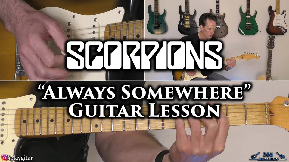 Scorpions - Always Somewhere guitar lesson