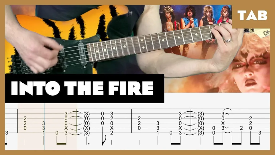 Dokken - Into the Fire guitar tab