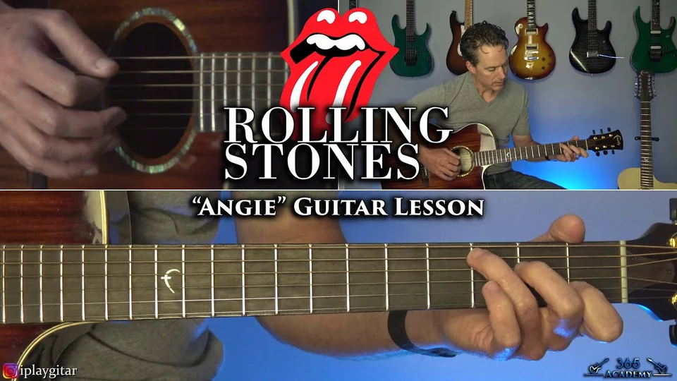 The Rolling Stones - Angie guitar lesson