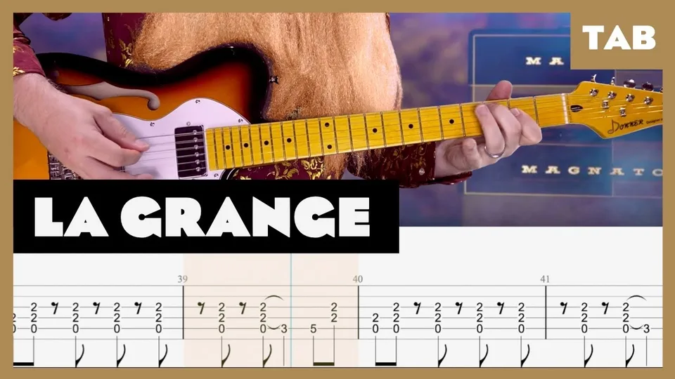 ZZ Top - La Grange guitar tab
