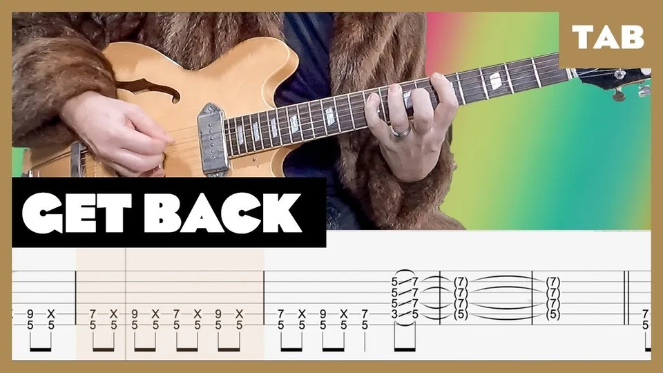 The Beatles - Get Back guitar tab