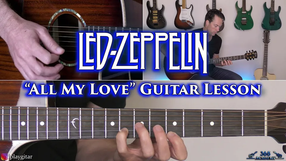 Led Zeppelin - All My Love guitar lesson