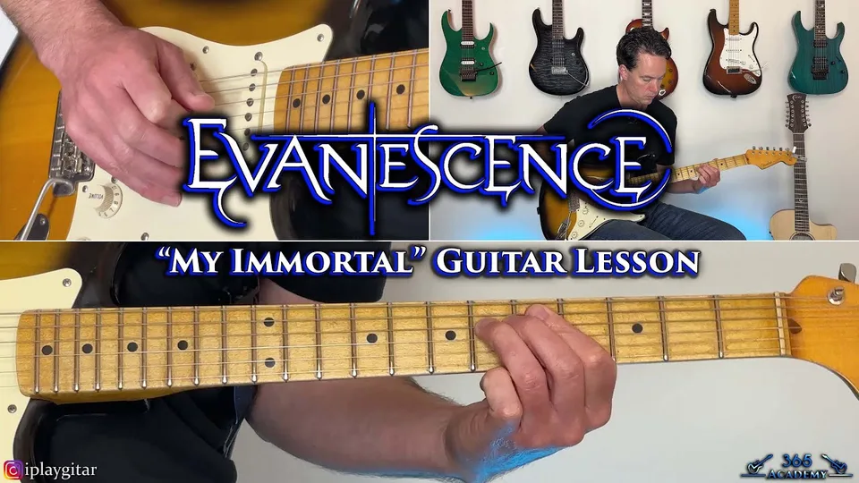 Evanescence - My Immortal guitar lesson