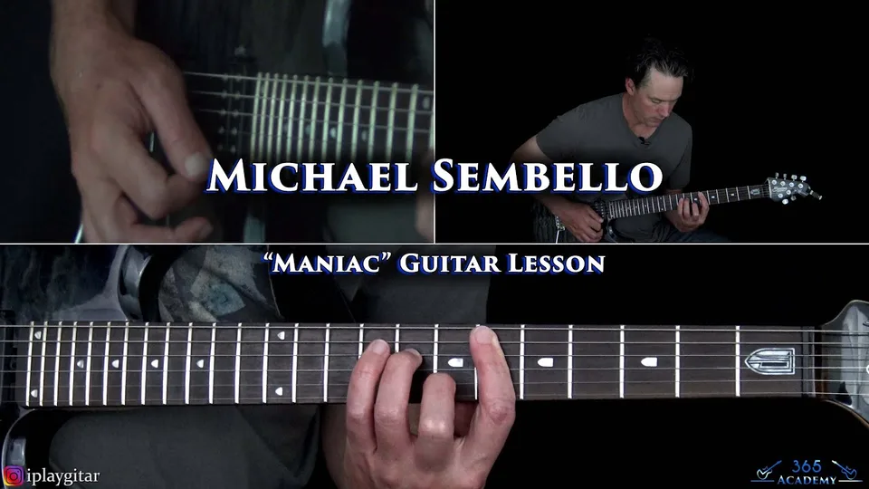 Michael Sembello - Maniac guitar lesson