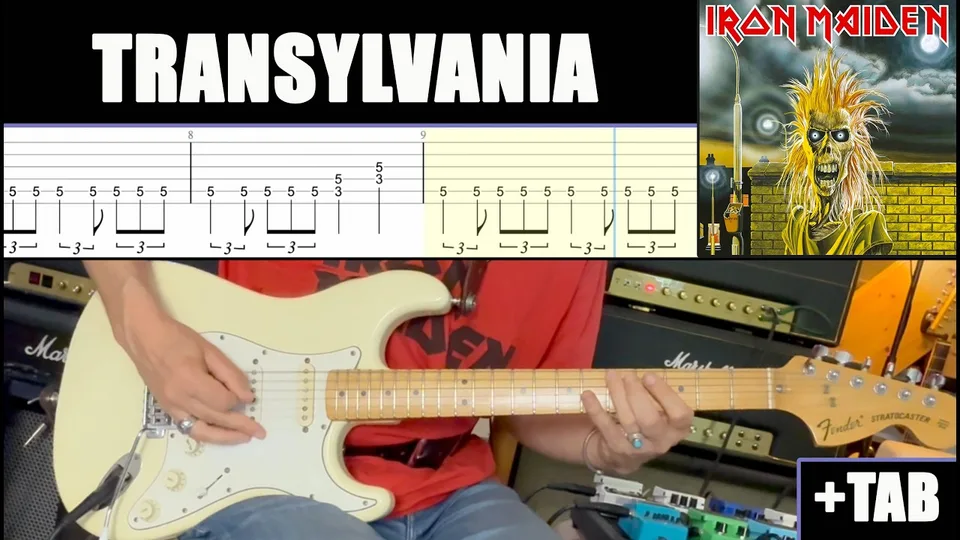 Iron Maiden - Transylvania guitar tab