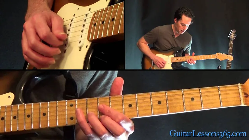 Pink Floyd - Run Like Hell - Part One guitar lesson