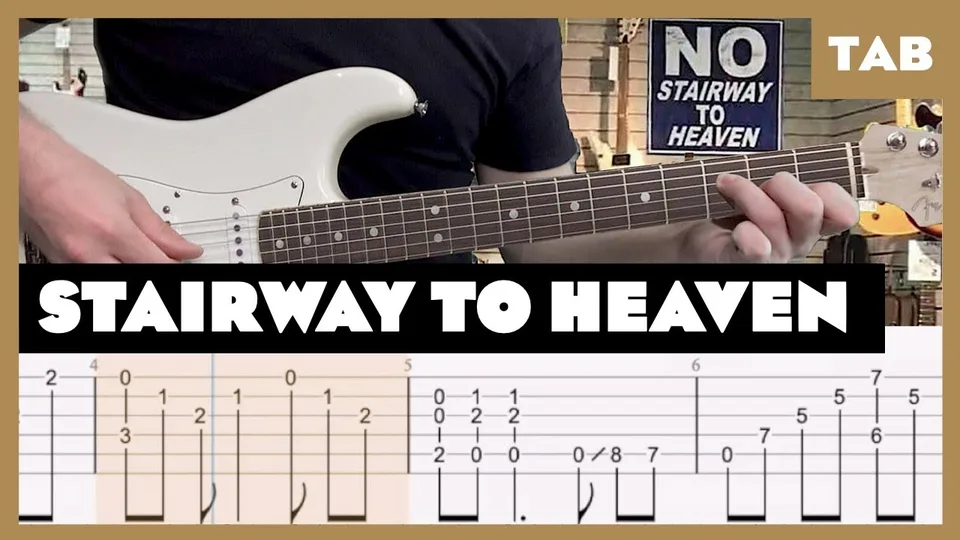 Led Zeppelin - Stairway to Heaven guitar tab