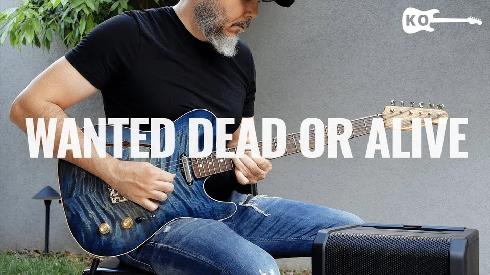 Bon Jovi - Wanted Dead or Alive guitar cover