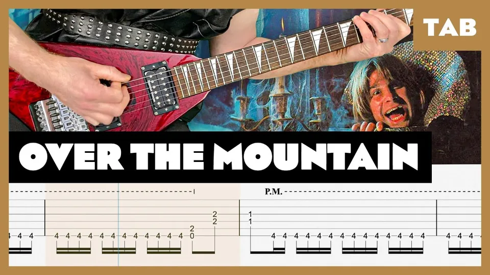 Ozzy Osbourne - Over the Mountain guitar tab