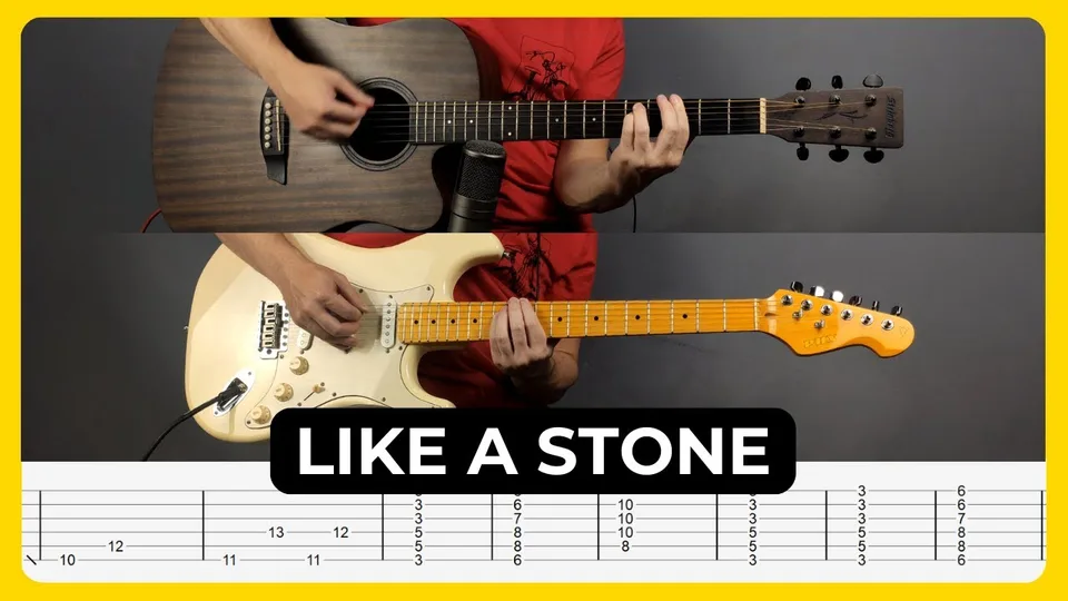 Audioslave - Like A Stone guitar tab