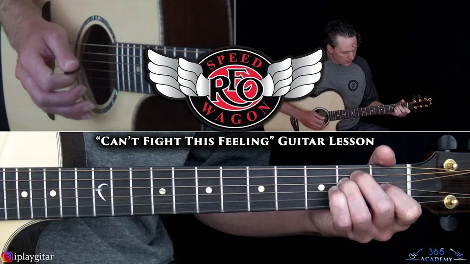 REO Speedwagon - Can't Fight This Feeling guitar lesson