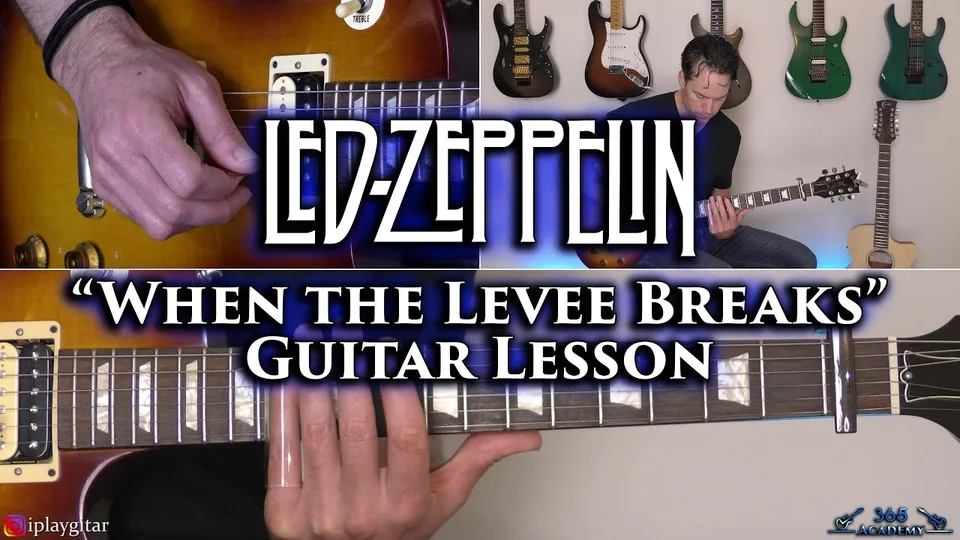 Led Zeppelin - When The Levee Breaks guitar lesson