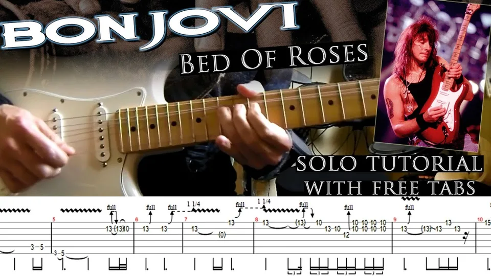 Bon Jovi - Bed Of Roses guitar tab