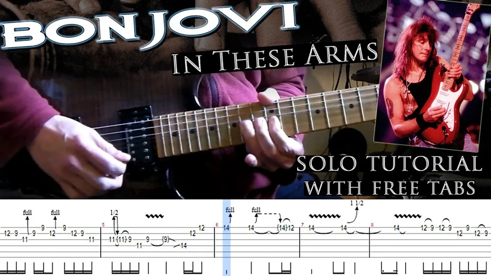 Bon Jovi - In These Arms guitar tab