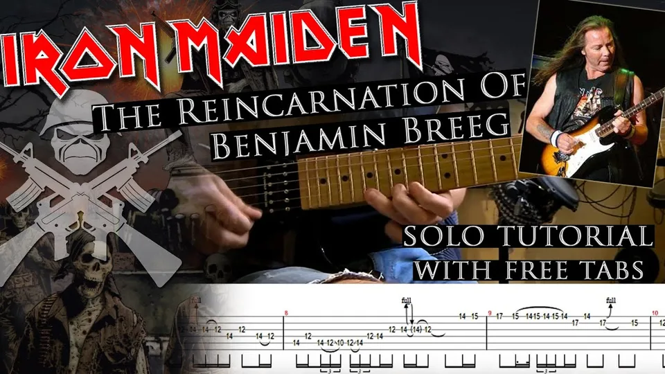 Iron Maiden - The Reincarnation Of Benjamin Breeg guitar tab