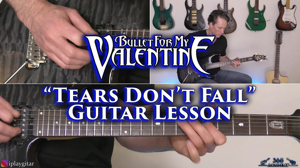Bullet For My Valentine - Tears Don't Fall guitar lesson