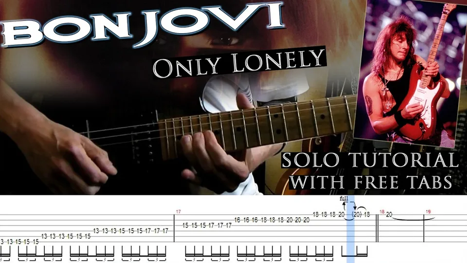 Bon Jovi - Only Lonely guitar tab