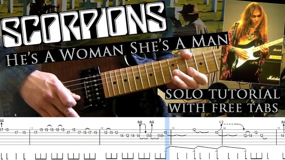 Scorpions - He`s A Woman She`s A Man guitar tab