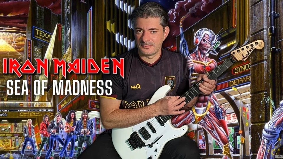 Iron Maiden - Sea of Madness guitar cover